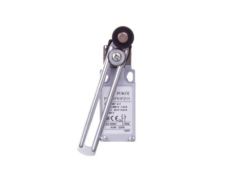 Wyłącznik krańcowy 1R 1Z migowy metal regulowana dźwignia z rolką tworzywa Ø18 PAM1F51PZ11 A37-4740