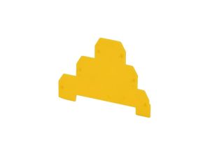 Płytka skrajna do złączek 3-piętrowych ZG-G31-36 żółty PSP-4/3 A41-7201