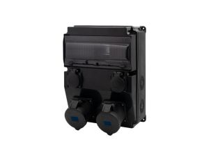 Rozdzielnica CAJA 12M SCENIC - gniazda proste 2x16A 3p, 2x230V /12 modułów/