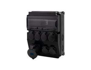 Rozdzielnica CAJA 12M SCENIC - gniazda proste 32A 3p, 6x230V /12 modułów/