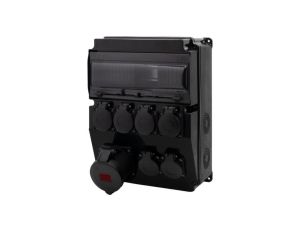 Rozdzielnica CAJA 12M SCENIC - gniazda proste 32A 5p, 6x230V /12 modułów/