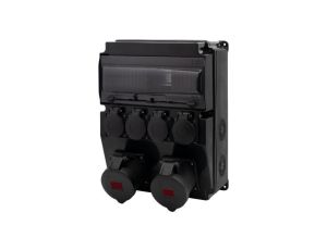 Rozdzielnica CAJA 12M SCENIC - gniazda proste 16A 5p, 32A 5p, 4x230V /12 modułów/