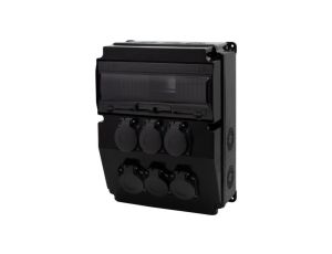 Rozdzielnica CAJA 12M SCENIC - gniazda 6x230V /12 modułów/
