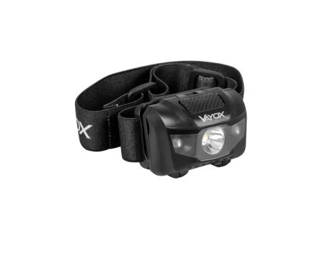 Latarka bateryjna czołowa 100lm LED + 2x LED VA0178 VAYOX