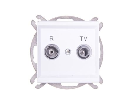 SONATA Gniazdo RTV zakończeniowe biały mat GPA-10RPZ/m/75