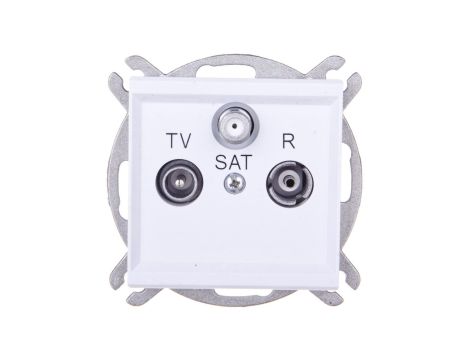 SONATA Gniazdo RTV-SAT końcowe biały mat GPA-RS/m/75