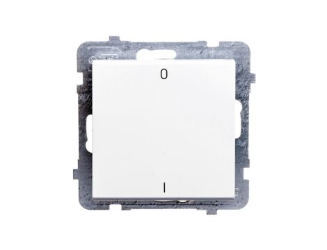 SONATA Łącznik dwubiegunowy biały mat ŁP-11R/m/75