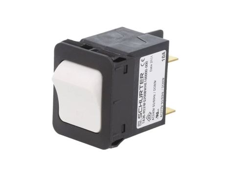 3-128-233 Wyłącznik nadprądowy Iznam: 10A Uznam: 240VAC 60VDC DPST 34x26mm