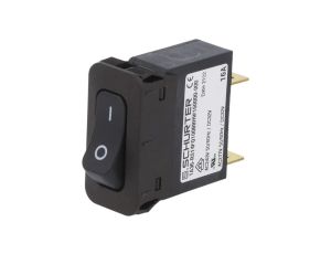 Wyłącznik nadprądowy Iznam: 16A Uznam: 240VAC 32VDC SPST 34x14,5mm TA36-RS14FQ100BBHW160000-000
