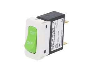 Wyłącznik nadprądowy Iznam: 5A Uznam: 240VAC 32VDC SPST 34x14,5mm TA36-RS14FQ100WGFW050000-000