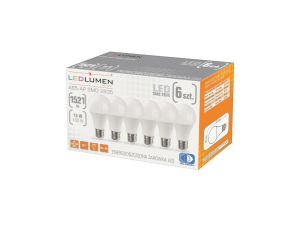 Zestaw 6x żarówka LED A65-AP E27 15W 1521lm barwa biała ciepła