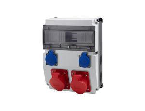 Rozdzielnica CAJA 12M BICOLOR - gniazda 2x32A 5p, 2x230V /12 modułów/