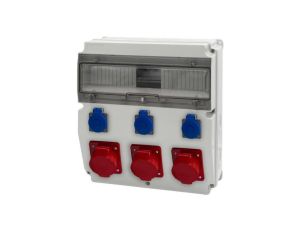 Rozdzielnica CAJA 15M - gniazda 3x16A 5p, 3x230V /15 modułów/