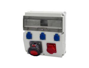 Rozdzielnica CAJA 15M - gniazda 32A 5p, 63A 5p, 3x230V /15 modułów/