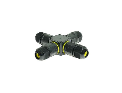 Rozgałęźnik kablowy hermetyczny IP68 3-pinowy zaciskowy stały 24A 450VAC (0,5-2,5mm) RKH3-4SS W-00401