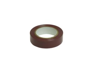 Taśma izolacyjna brązowa PVC 15mm 10m TI-15/10/BRĄZOWY W-05129