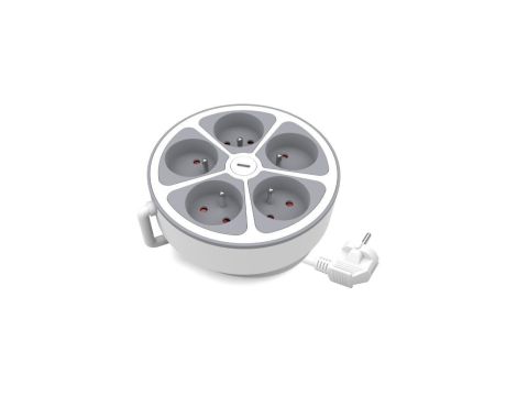 Przedłużacz stały 5x z włącznikiem 2m PS-570WS/O/2 E W-30014