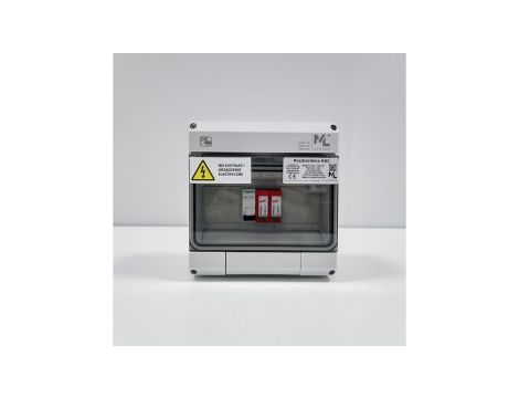 Rozdzielnica AC TYP31 - RAC31/1F/B16A/T2/UV do 3,5kW - K60N-B16-1 / IP65 / 1000V AC / 1500V DC / ZEW.