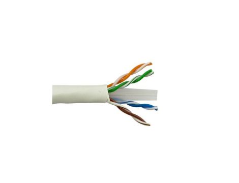 przewód sieciowy CAT6, UTP, LSZH, szpula 305m, biały, HNCPROPLUS-LSZH-WT-B2