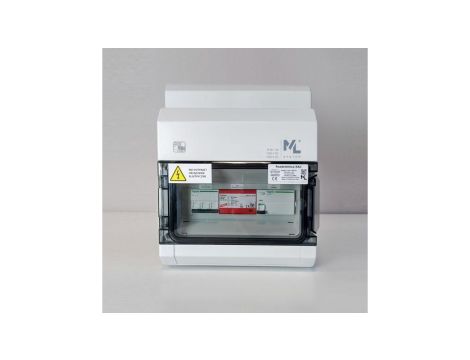 Rozdzielnica AC TYP52 - RAC52/3F/B16A/T1+T2/RCD/UV - K60N-B16-3 / 4p 300mA TYP A / IP65 / 1000V AC / 1500V DC / ZEW.