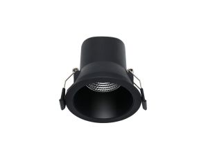 Panel Podtynkowy LED Spotlight 9W IP44 3000-4000K Czarny Wpuszczany