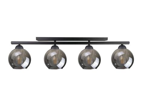 Lampa sufitowa nowoczesna 4xE27 MINOR BLACK