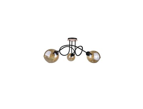 Lampa sufitowa nowoczesna 3xE27 VENUS WOOD