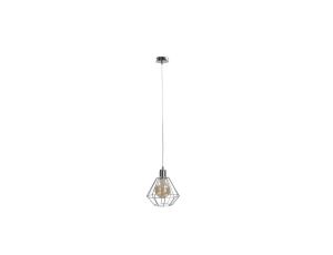 Lampa wisząca loftowa 1xE27 FOSKAL SILVER