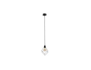 Lampa wisząca loftowa 1xE27 RUBEN BLACK