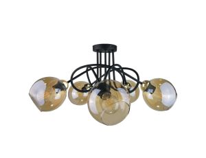Lampa sufitowa nowoczesna 5xE27 VENUS GOLD