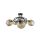 Lampa sufitowa nowoczesna 5xE27 VENUS GOLD