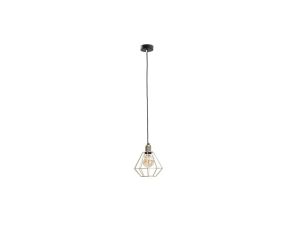 Lampa wisząca loftowa 1xE27 COMO GOLD
