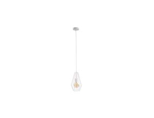 Lampa wisząca loftowa 1xE27 LEX WHITE