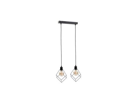 Lampa wisząca loftowa 2xE27 RUBEN BLACK