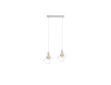 Lampa wisząca loftowa 2xE27 RUBEN WHITE