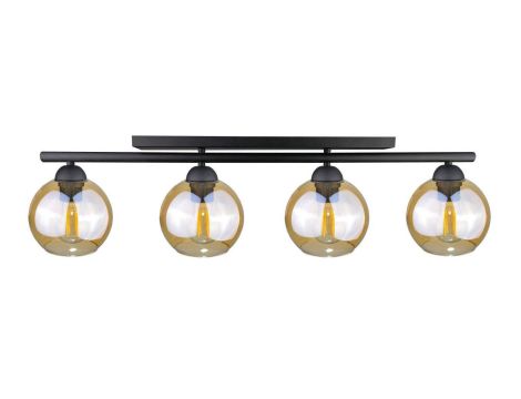 Lampa sufitowa nowoczesna 4xE27 AMARUS BLACK