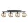 Lampa sufitowa nowoczesna 4xE27 AMARUS BLACK