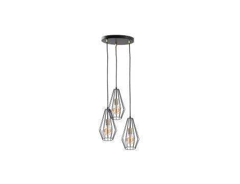 Lampa wisząca loftowa 3x E27 LEX GOLD