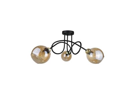 Lampa sufitowa nowoczesna 3xE27 VENUS GOLD