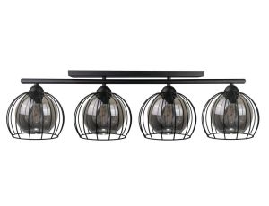 Lampa sufitowa nowoczesna 4xE27 STIGMA BLACK