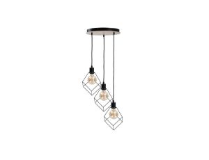 Lampa wisząca loftowa 3xE27 RUBEN WOOD