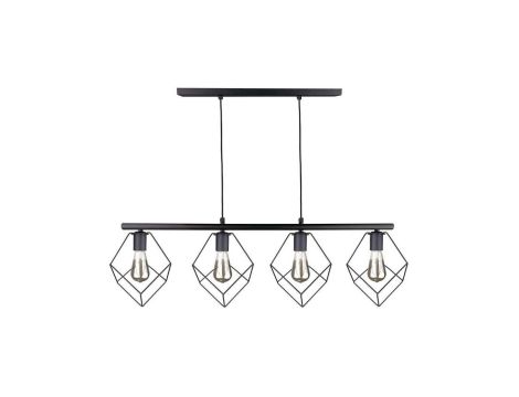 Lampa wisząca nowoczesna 4xE27 ARNICA BLACK LONG