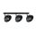 Spot nowoczesny 3xE27 FAUN BLACK