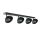 Spot nowoczesny 4xE27 FAUN BLACK