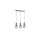 Lampa wisząca loftowa 3xE27 LEX BLACK