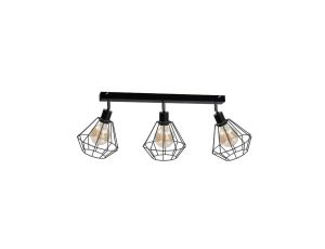 Spot loftowy 3xE27 FOSKAL BLACK