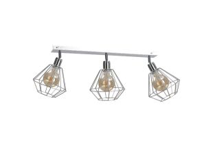 Spot loftowy 3xE27 FOSKAL SILVER