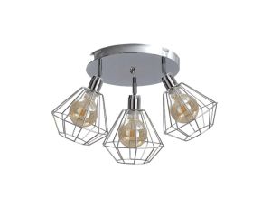 Spot loftowy 3x E27 FOSKAL SILVER