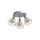 Spot loftowy 3x E27 FOSKAL SILVER