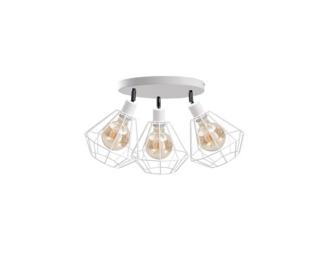 Spot loftowy 3x E27 FOSKAL WHITE